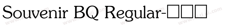 Souvenir BQ Regular字体转换